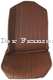 garnitures de si�ge, avant ou arri�re, skai brun, 2CV ann�es 50 et 60 | Artnr: 18330 | Der Franzose - www.franzose.de
