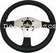 volant sport, en cuir noir, avec son moyeu, 2CV, diam�tre 340mm | Artnr: 18416 | Der Franzose - www.franzose.de