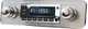 Autoradio r�tro avec fa�ade et boutons de commande chromes. Produit High-tech et design r�tro. Fonction radio + 1x port AUX. Sans fioritures comme les radios d'�poque. Gr�ce � sa petite taille et au fait que la distance entre les boutons est r�glable, il peut �tre adapt� � presque tous les tableaux de bord! AM/FM, RDS, 30 pr�s�lections, dimensions affichage 89 x 38 x 27mm, dimensions radio: 101 x 50 x 109mm, tension d'entr�e AUX front 500mV/6ohms, puissance de 10,5 � 14,4 volts DC, sortie 4 x 50 watts max. @ 4 ohms, consommation max. 15A. | Artnr: 18541 | Der Franzose - www.franzose.de