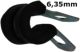 patte de fixation de tube hydraulique 6,35mm, en m�tal avec caoutchouc de protection | Artnr: 32283 | Der Franzose - www.franzose.de