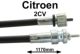 c�ble de compteur rallong�, pour compteur Citro�n 2CV, longueur 117cm | Artnr: 50054 | Der Franzose - www.franzose.de