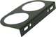 cadre 2 instruments diam�tre 52mm, t�le noir, Traction - 11cv et 15six et autres anciennes | Artnr: 60107 | Der Franzose - www.franzose.de
