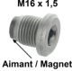 vis de vidange magn�tique pour carter d'huile en t�le, 2CV, DS, HY, Traction - 11 D, M16x1,5x20, n� d'origine A1321M | Artnr: 60123 | Der Franzose - www.franzose.de