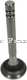 soupape �chappement, Renault 4L, Dauphine, Floride, 845cm�, diam�tre 25mm, longueur 73,8mm, queue 7mm | Artnr: 80008 | Der Franzose - www.franzose.de