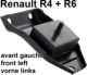 support moteur avant gauche, Renault 4L (1123 1126 1129 2106 2391 2392 de 1976 � 1982), (1123 2106 2391 apr�s 1983), R6 jusque 1970 | Artnr: 81030 | Der Franzose - www.franzose.de
