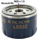 filtre � huile, Renault 4L (112) 1,1l. (1128.S128,2370,210B,239B) de 06.1978 � 1990 - (LS309) | Artnr: 81071 | Der Franzose - www.franzose.de