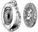 kit d'embrayage, Renault 4L jusque 1968, diam�tre 160mm, 10 dents, moyeu du disque d'embrayage plat | Artnr: 82574 | Der Franzose - www.franzose.de