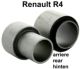 silentbloc (bague �lastique) essieu arri�re, Renault 4L, identique droite ou gauche, 2 bagues | Artnr: 83030 | Der Franzose - www.franzose.de