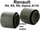 silentbloc (bague �lastique) essieu arri�re, Renault 4L, R6, R5 Alpine, la paire, diam�tre int. 34mm, ext. 50mm, longueur int. 45mm, ext. 39,5mm | Artnr: 83034 | Der Franzose - www.franzose.de
