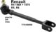 biellette / barre de direction compl�te gauche, Renault 4L de 1969 � 12.1978, R5 jusque 05.1979, R6 jusque 12.1978, avec rotule | Artnr: 83114 | Der Franzose - www.franzose.de