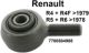 embout de barre de direction, Renault 4L jusque 1979, R5, R6, identique droite ou gauche, M12x1 | Artnr: 83115 | Der Franzose - www.franzose.de