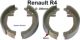machoires de frein avant (jeu), Renault 4L de n� de s�rie 2279354 � 21591152, freins Bendix, tambour 200mm, largeur 36mm | Artnr: 84045 | Der Franzose - www.franzose.de