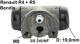 cylindre de roue, Renault 4L de 09.1963 � 08.1979 jusque n� de serie 21494, freins arri�re, Bendix, piston 19mm, raccord 9 mm, raccord flasque 31 mm, longueur hors tout 56 mm, refabrication | Artnr: 84085 | Der Franzose - www.franzose.de