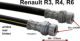 flexible de frein arri�re, Renault R3, 4L, R6 apr�s 1960, longueur 270mm, 2 raccords 3/8x24 | Artnr: 84162 | Der Franzose - www.franzose.de
