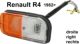 clignotant, avant droite, 4L apr�s 1982, blanc-orange, | Artnr: 85081 | Der Franzose - www.franzose.de