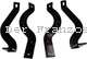 supports de pare-choc (jeu 4 pces) arri�re, Renault 4L, noir. Made in Germany | Artnr: 86005 | Der Franzose - www.franzose.de