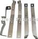 supports de pare-choc (jeu 6 pces) avant, Renault 4L, Inox, Made in Germany | Artnr: 86008 | Der Franzose - www.franzose.de