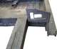t�le de fermeture arri�re droite sur longeron, Renault 4L | Artnr: 87008 | Der Franzose - www.franzose.de