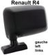 r�troviseur de porte gauche, Renault 4L, dernier mod�le, plastique noir, refabrication | Artnr: 87180 | Der Franzose - www.franzose.de