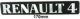 embl�me de hayon, Renault 4L derniers mod�les, plastique | Artnr: 87208 | Der Franzose - www.franzose.de